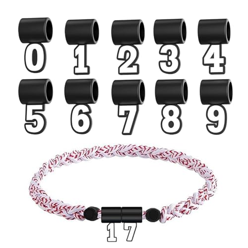 Zahlenanhänger - Silikon Baseball Halskette Mit Zahlenanhänger | Erinnerungsschmuck Zubehör Für Weihnachten Geburtstag Vatertag Jugendliche Abschluss Spieler Zahlenanhänger - Silikon Baseball Halskette Mit Zahlenanhänger | Erinnerungsschmuck Zubehör Für Weihnachten Geburtstag Vatertag Jugendliche Abschluss Spieler von Generisch