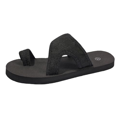 Zehentrenner Damen Slipper, Hausschuhe Damen Pantoletten Unisex Flache Badeschuhe Bequem Lässige Badeschlappen Mesh Atmungsaktiv Strandschuhe Leichte Flip Flops Badeschuhe Boho Freizeitsandalen 1 von Generisch
