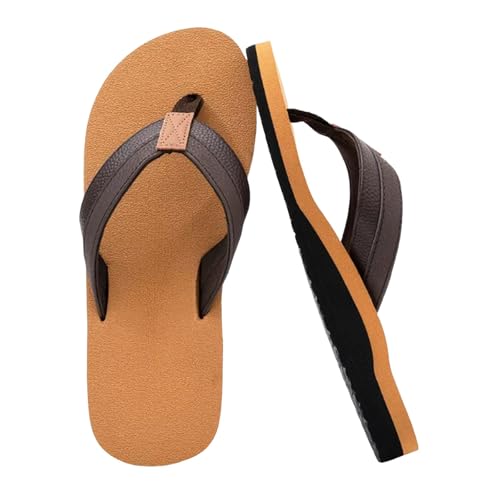 Zehentrenner Sandalen Herren, Damen Pantoletten Sommer Elegant Hausschlappen Weiches Fußbett Slippers Große Größe Slides Unisex Anti-Rutsch Flip Flops Lässige Badelatschen Anti Schweiß Sandals 1 von Generisch