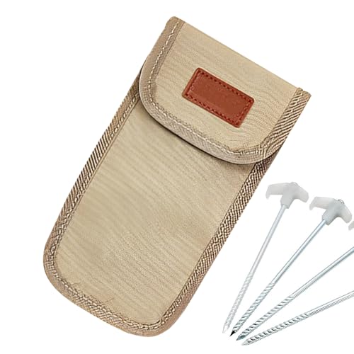 Zeltstangen Tasche | Camping Heringe Organizer Tasche,Robuste 900D Oxford Stoff wasserdichte Tasche Zum Verstauen Und Transportieren Von Picknick Zeltheringen Wanderreisen von Generisch