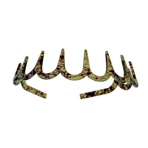 Zickzack-Stirnband, Haifischzahn-Stirnband, Sportmode-Kopfbedeckung, Unisex-Haarreifen, rutschfeste Kopfbedeckung, Make-up-Stirnband für Damen und Herren, Haar-Accessoires von Generisch
