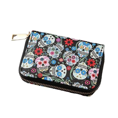 Zipper Card Wallet - Spacious Multi-Slot Design for Everyday Use, Style1, Taglia Unica von Generisch