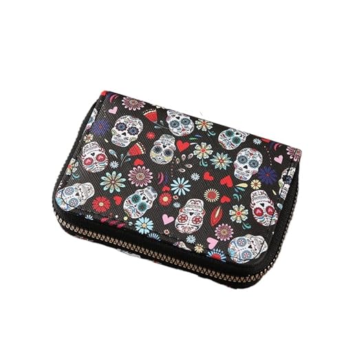 Zipper Card Wallet - Spacious Multi-Slot Design for Everyday Use, Style3, Taglia Unica von Generisch