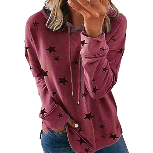 Zipper Hoodie y2k Pullover mit bluseneinsatz Damen Hoodie mädchen Hoodie Damen rosa Hoodie Damen Sale Sweatshirt Kleid Damen Hoody Damen Prime Deal of The Day Today only von Generisch