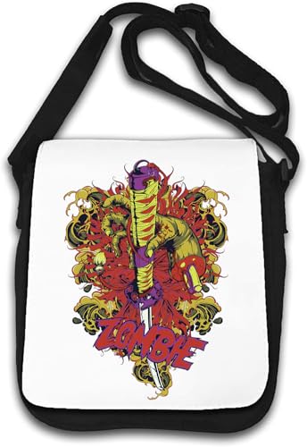 Zombie Hand Katana Graphic Umhängetasche weiß von Generisch