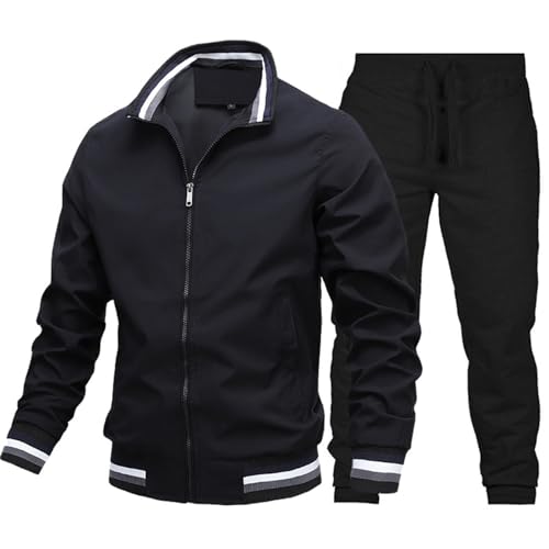 Zweiteiler Herren Trainingsanzug Y2K Sweatshirt mit Taschen Strand Outfit Set Two Piece Set Jogginganzug Freizeit Baumwolle Leinen Anzug Set Casual Sportanzug Zweiteiler Herren Trainingsanzug Y2K Sweatshirt mit Taschen Strand Outfit Set Two Piece Set Jogginganzug Freizeit Baumwolle Leinen Anzug Set Casual Sportanzug von Generisch