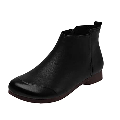 angebote des tages heute Stiefeletten Damen Casual Langschaft Boots Winterschuhe Stylisch & Praktisch Winterstiefel Damen Ele weihnachten sale outlet angebote sale von Generisch