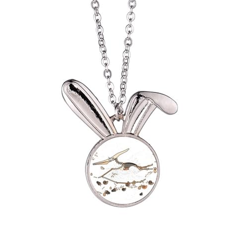 b Miniatur-Dinosaurier-Bs-Hasen-Halskette, Anhänger, Hase, Tierschmuck, Geschenk von Generisch