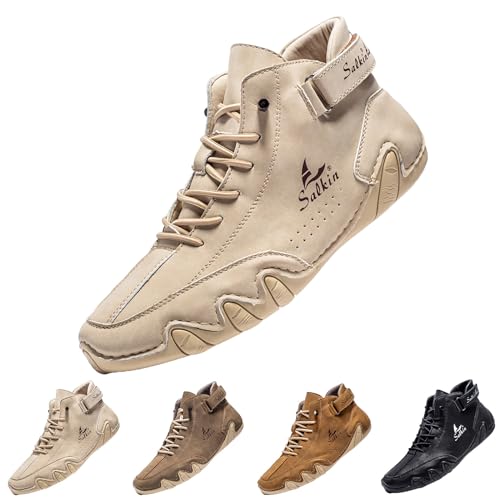 barfußschuhe Damen Damen Herren Unisex Alpaca - Ergonomischer Wasserdichter Barfußschuhe Schmerzlindernder Orthopädische Schuhe 001 Beige 43 EU von Generisch