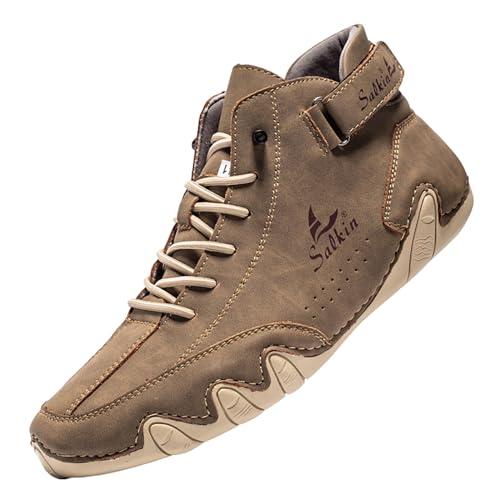 barfußschuhe wasserdicht Damen Herren Unisex Alpaca - Ergonomischer Wasserdichter Barfußschuhe Schmerzlindernder Orthopädische Schuhe 004 Khaki 41 EU von Generisch