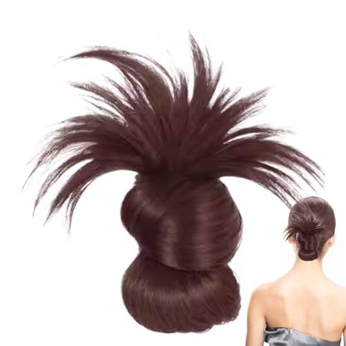 clip on Feathered Bun Perücke, Hgyugrf Messy Bun Haarteil Claw Clips, Soft Messy Buns Clip, Lightweight Natural Comfortable Everyday Hairclip For Women Girls Daily Wear clip on Feathered Bun Perücke, Hgyugrf Messy Bun Haarteil Claw Clips, Soft Messy Buns Clip, Lightweight Natural Comfortable Everyday Hairclip For Women Girls Daily Wear von Generisch