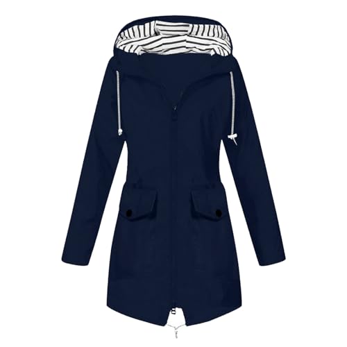 damen übergangsjacke, Softshelljacke Für Damen Softshell Jacken Parka Jacke Übergangsmantel Softshellmantel Übergangsjacke Laufjacke Softshelljacken Frühling Atmungsaktiv Outdoor, Blau, M von Generisch