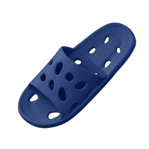diabetiker sandalen damen extra weit Pammys Für Damen Original Cozislides Slippers Rutschfester Hausschuhe Slip on Memory‑Foam Shower Shoes Chnelltrocknende Cozy Slides Flip Flops Dark Blue 39 von Generisch