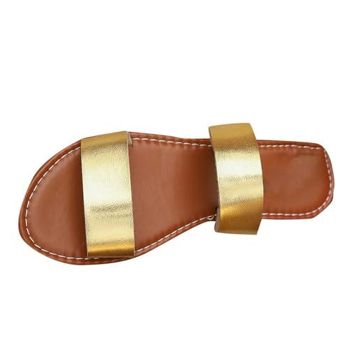die dicounter Sommerschuhe Damen Elegant Flach Hausschuhe Freizeit mit Weiche Fussbett Pantolette Bequeme Peep Toe Hallux Valgus Slingback die discounter 4 Gold 40 die dicounter Sommerschuhe Damen Elegant Flach Hausschuhe Freizeit mit Weiche Fussbett Pantolette Bequeme Peep Toe Hallux Valgus Slingback die discounter 4 Gold 40 von Generisch