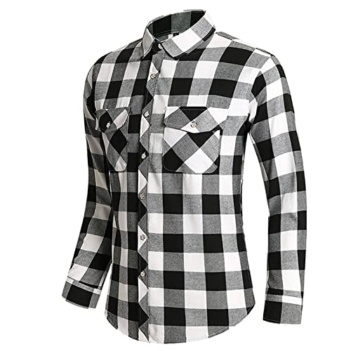 hehiy Hemd Herren Businesshemden Stretch Freizeithemden Pure Langarm Anzug Hemd Bügelfrei Regular Fit Hochzeit Hemd mit Tasche Oberhemden Herren Langarm BüGelfrei Langarmshirt Herren Sport Sommer von Generisch