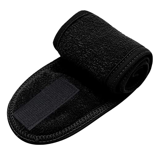 kopfbedeckung Damen Hüte Herren Mützen Caps Damen Stirnbänder Workout Yoga Übung Stirnbänder für Damenhaar Schweißableitende rutschfeste Haarbänder Sommer Haarschmuck Laufweste (Black, One Size) von Generisch