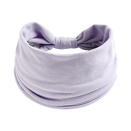 kopfbedeckung Damen Hüte Herren Mützen Caps Stirnband Stirnband Wicking Yoga Damen Geknotetes Stirnband Laufen Hijab Breites Haar Elastisches Übungsstirnband Rutschfestes Männer (V, One Size) von Generisch