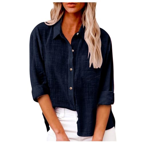 lochstickerei weiße häkel schlupfbluse blazer leinenblusen langarm knitterfrei oversized linen women top orange sommerblusen seersucker longbluse leinenshirt damenbluse zum binden leinenjacke schwarze von Generisch