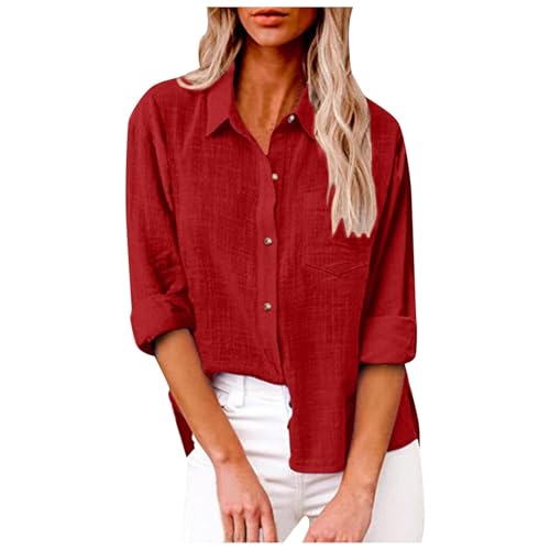 lochstickerei weiße häkel schlupfbluse blazer leinenblusen langarm knitterfrei oversized linen women top orange sommerblusen seersucker longbluse leinenshirt damenbluse zum binden leinenjacke schwarze von Generisch