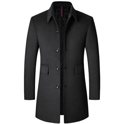 mantel herren wolle,gute winterjacken marken,trenchcoat herren lang,wool jacket men,kurzmantel herren,herren wollmantel,mantel männer,mantel herren slim fit,herren mantel kurz,wintermantel herren 4xl von Generisch