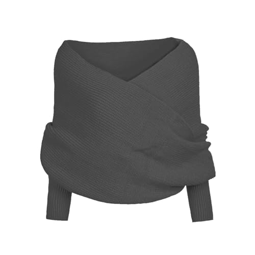 meine bestellungen anzeigen, Schal Damen mit Ärmeln, Schal mit Ärmeln Strick Multifunktionaler Ärmelschal Wickelpullover Gestrickter Schultertuch, 1 euro artikel von Generisch