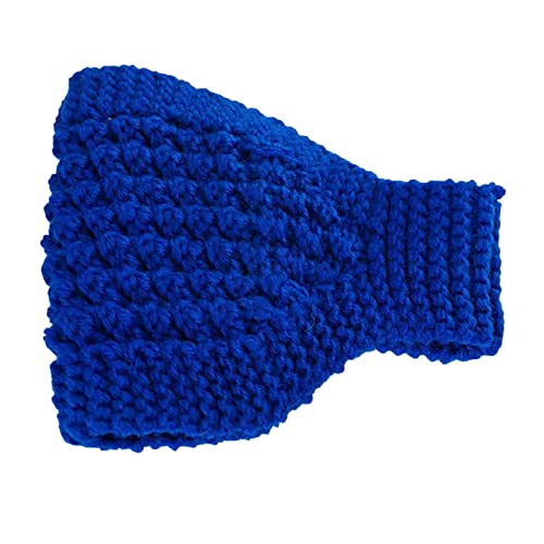 und Winter Warm Strickgarn Stirnband Hut Stirnband Kopfschmuck Bedecktes Stirnbands Winterfellmützen von Generisch