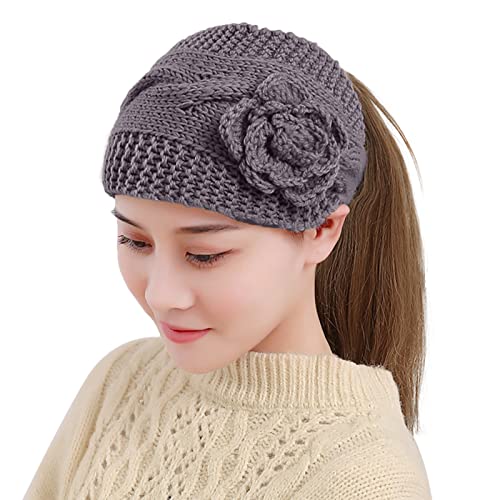 und Winter Warm Strickgarn Stirnband Hut Stirnband Kopfschmuck Bedecktes Stirnbands Winterhaube Herren von Generisch