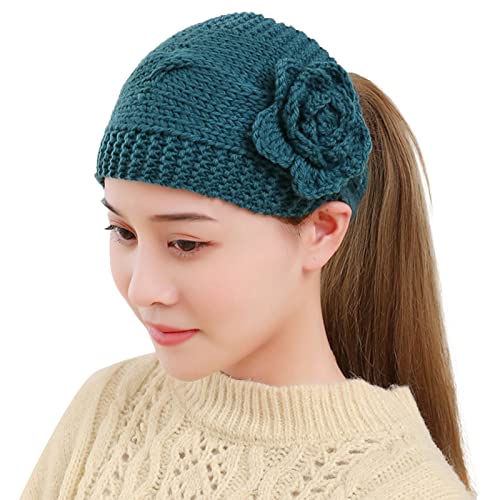 und Winter Warm Strickgarn Stirnband Hut Stirnband Kopfschmuck Bedecktes Stirnbands Winterhaube Herren von Generisch