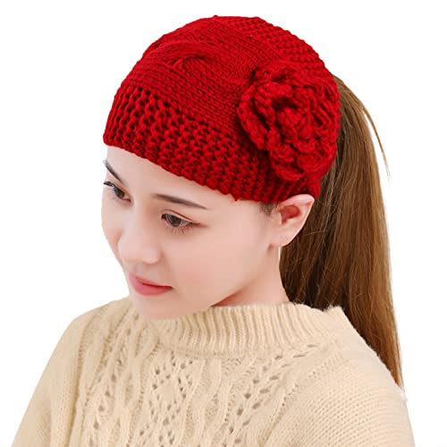 und Winter Warm Strickgarn Stirnband Hut Stirnband Kopfschmuck Bedecktes Stirnbands Winterhaube Herren von Generisch