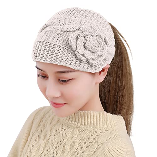 und Winter Warm Strickgarn Stirnband Hut Stirnband Kopfschmuck Bedecktes Stirnbands Winterhaube Herren von Generisch