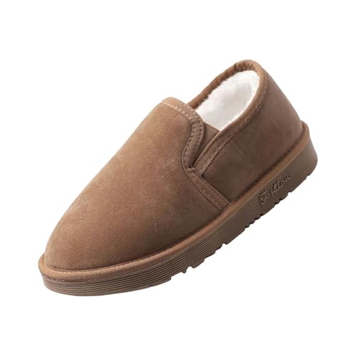 winterschuhe damen breiter fuß Damen Stiefel Wasserdicht Wasserdicht Blockabsatz Stiefeletten Wärme Plüsch Gefüttert Stiefel Bequem Rutschfester Damenstiefel Leicht wanderschuhe Khaki von Generisch