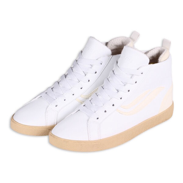 Genesis Footwear Veganer Sneaker - G-Hela Mid Vegan - White/Offwhite von Genesis Footwear