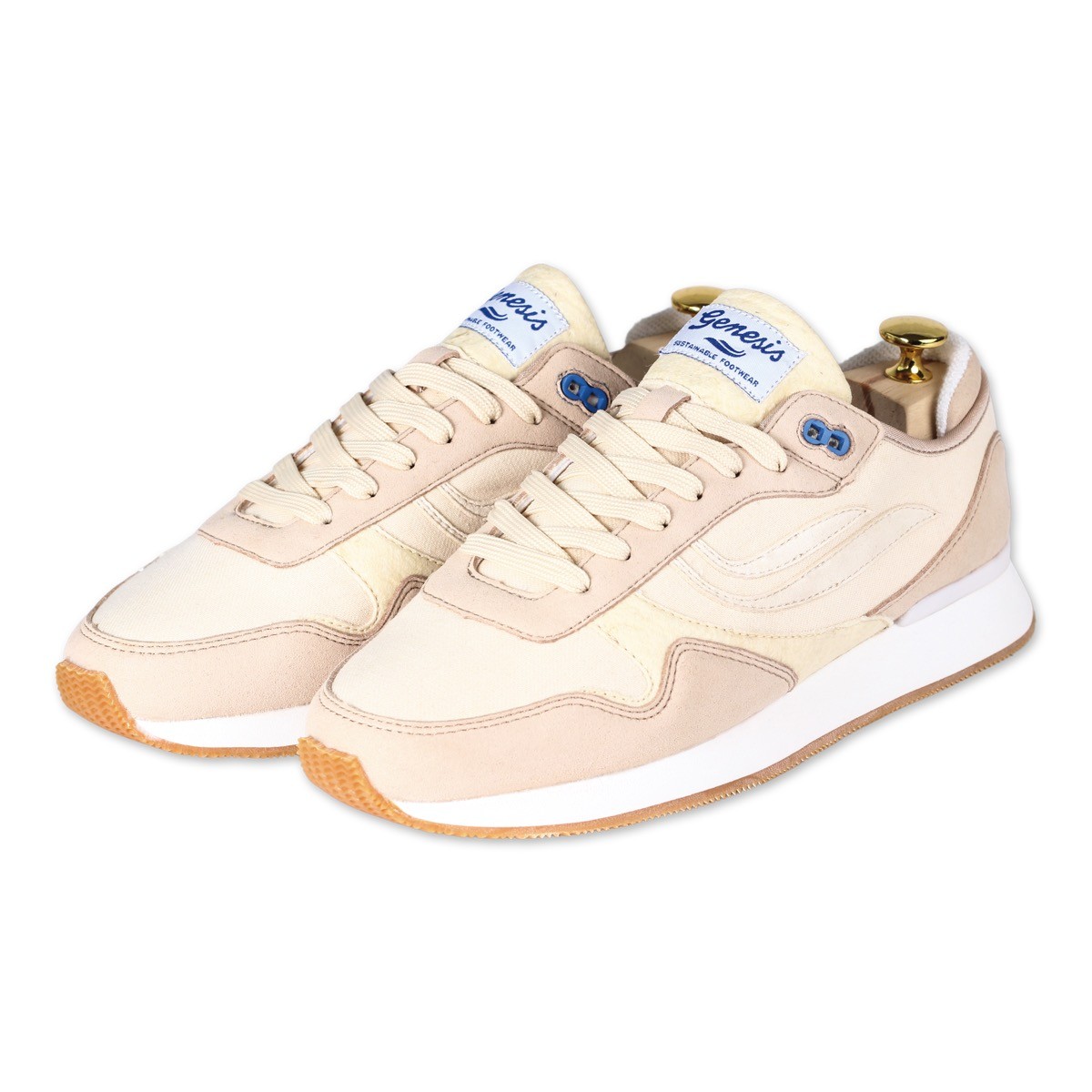 G-Iduna Pinatex R-Pet | Genesis | veganer Sneaker | beige 37 von Genesis