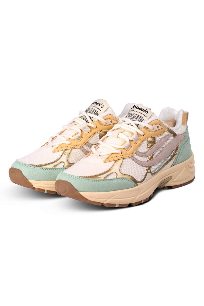 Sneaker G-Eco`99 Metallic Mint/Gold/Sand von Genesis