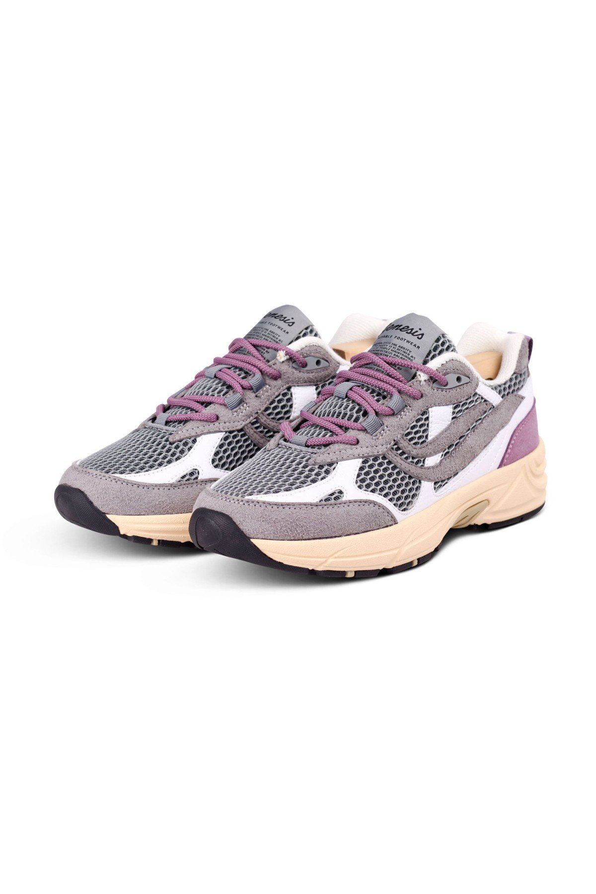 Sneaker G-Eco`99 Multi Mesh Grey/White/Lavender von Genesis