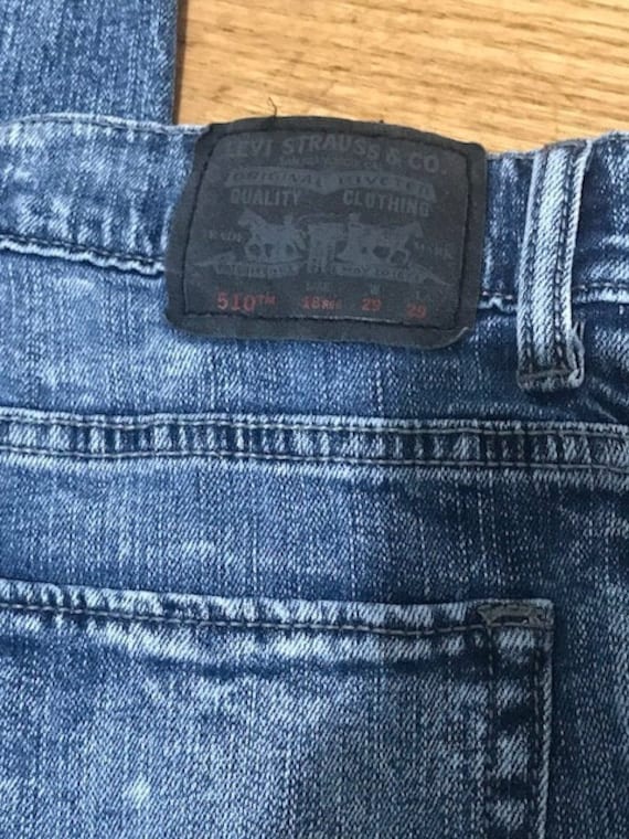 Levi's Für Jungen Levi Strauss Jeans, Acid Wash Black Label Kinder Größe 18 Regular, Super Skinny, 29x29 von GenesisVintageShop