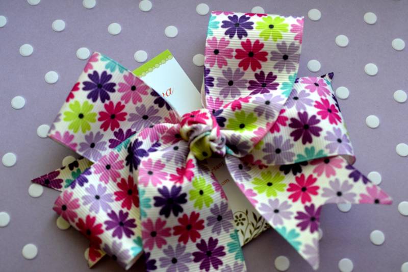 Bb1 - Spring Daisies Xl Diva Schleife von GenevaDiva