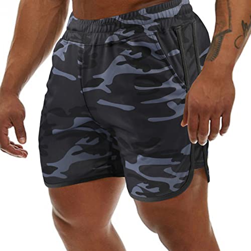 Genfien Herren Sport Shorts Schnell Trocknend Kurze Hose Laufshorts Running Sporthose Fitness Trainingthose Sporthose Junge Sportshorts Jogginghose für Herren von Genfien