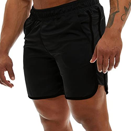 Genfien Herren Sport Shorts Schnell Trocknend Kurze Hose Laufshorts Running Sporthose Fitness Trainingthose Sporthose Junge Sportshorts Jogginghose für Herren von Genfien