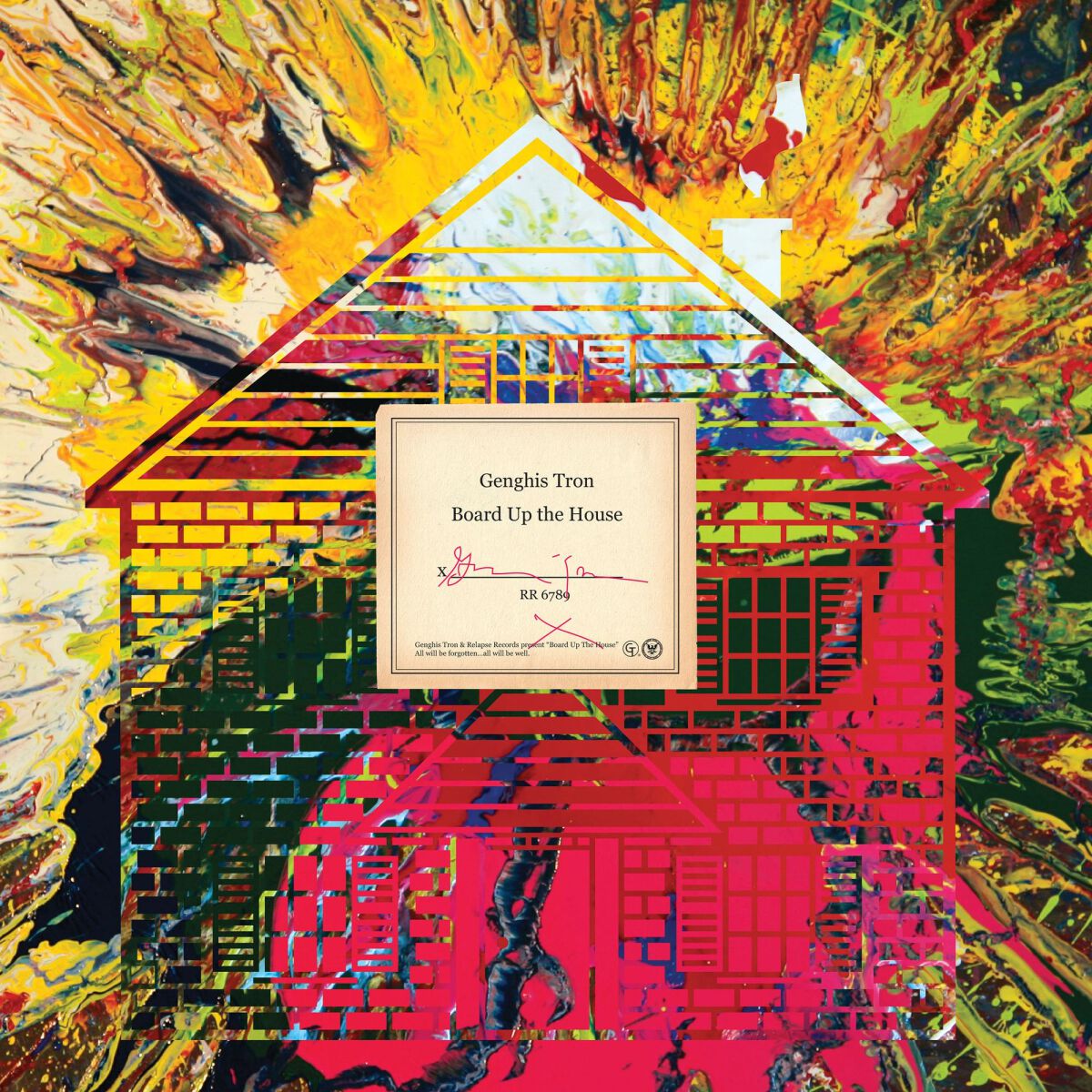Genghis Tron Board up the house LP multicolor Genghis Tron Board up the house LP multicolor von Genghis Tron