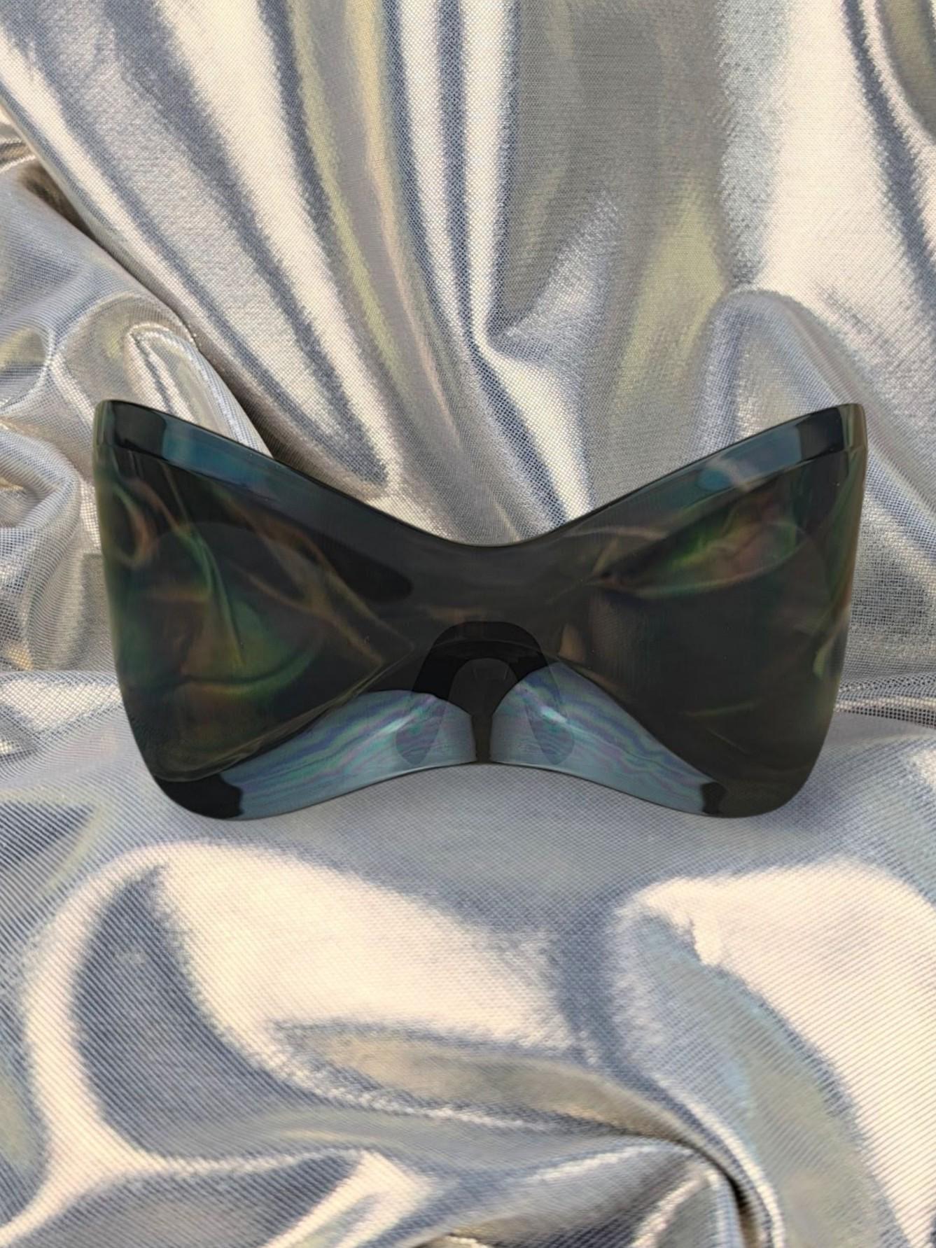 Cyberpunk Rave Techno Futuristisch, Brille, Sonnenbrille, Festival von GenieVintageBerlin