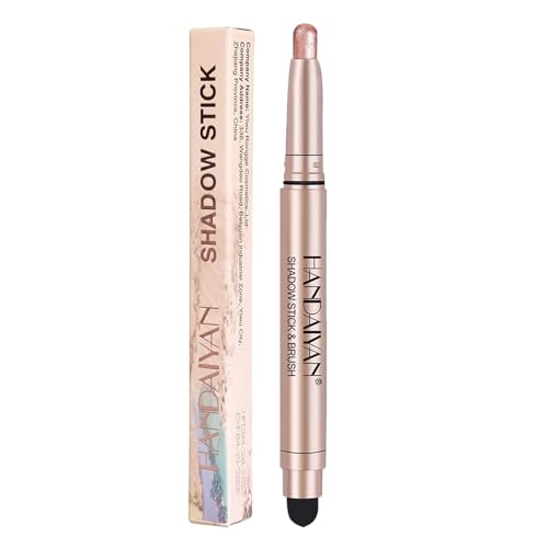 Eyeshadow Stick Highlighter Lidschattenstift | Shimmer Lidschatten Makeup Pen | Wasserfest Eyeshadow Stick Stift | Shimmer Eyeshadow Pencil | Glitzer Lidschatten Stift For Eye Makeup von Genikeer