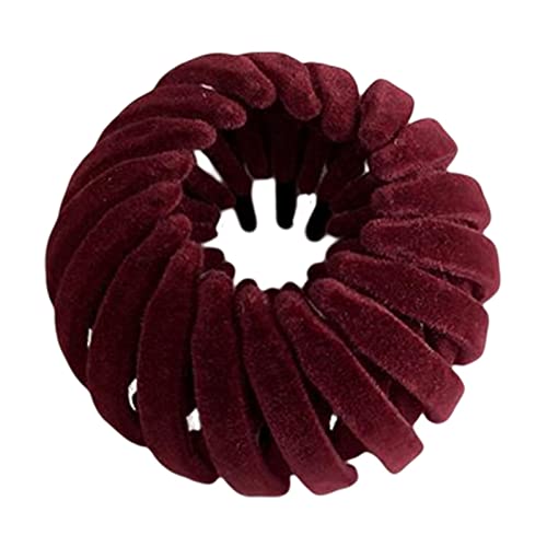 Genikeer Vogelnest Haarspangen - Samt Erweiterbare Pferdeschwanz Halter Haarklammern, Lazy Bird's Nest Plate Haarnadel Haarschmuck, Bun Maker Clip Werkzeug Für Frauen Mädchen Genikeer Vogelnest Haarspangen - Samt Erweiterbare Pferdeschwanz Halter Haarklammern, Lazy Bird's Nest Plate Haarnadel Haarschmuck, Bun Maker Clip Werkzeug Für Frauen Mädchen von Genikeer