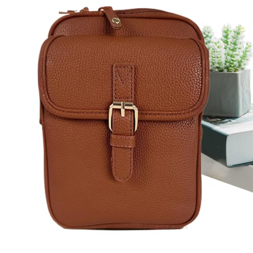 Kleine Schultertasche | Diebstahlsichere Schultertaschen - Integriertes Portemonnaie Mit 10 Kartenfächern Verstellbarer Trageriemen Lederetui Für Damen Alltag Freizeit Feiern Kleine Schultertasche | Diebstahlsichere Schultertaschen - Integriertes Portemonnaie Mit 10 Kartenfächern Verstellbarer Trageriemen Lederetui Für Damen Alltag Freizeit Feiern von Genikeer
