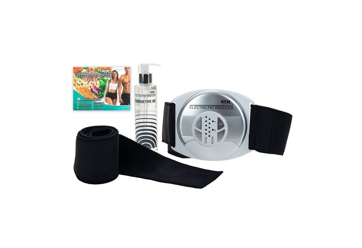 Genius EMS-Bauchmuskeltrainer Gymform Electro Fat Reducer Bauchmuskeltrainer EMS Trainingsgerät, (Set 6-tlg), 3 in 1 Arm Bein Bauch Trainer, Bauchtrainer Muskelaufbau von Genius