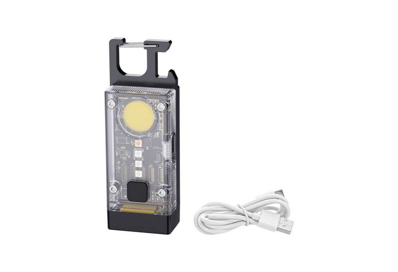 Genius Schlüsselanhänger Genius Solar Schlüsselanhänger-Licht inkl. USB-C Kabel, Aufladbar über USB-C-Anschluss und Solar-Panel von Genius