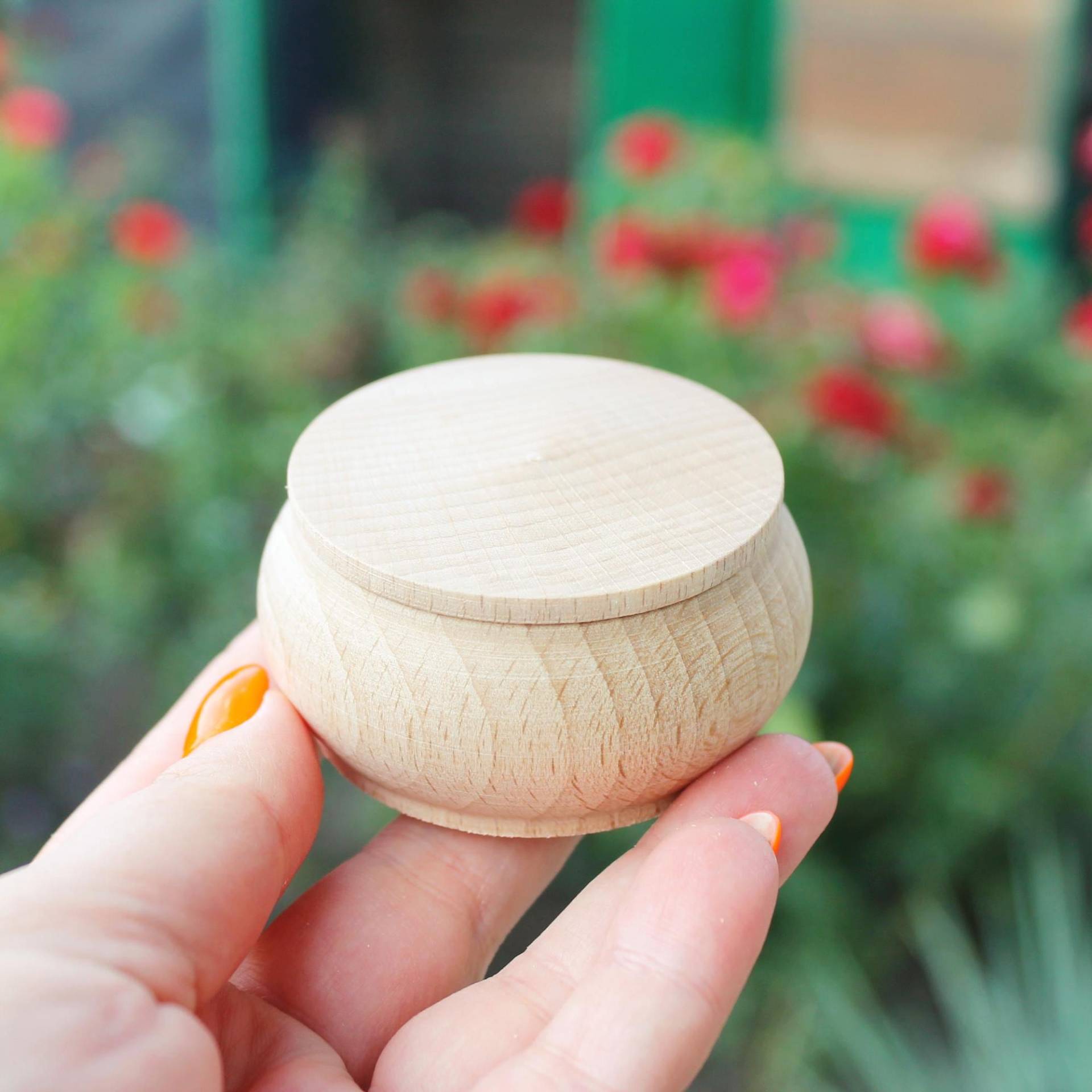 65 Mm Runde Unbehandelte Holzbox - 6, 5 cm Natürlich, Umweltfreundlich Aus Buchenholz 65 Mm Runde Unbehandelte Holzbox - 6, 5 cm Natürlich, Umweltfreundlich Aus Buchenholz von GeniusesOfWood