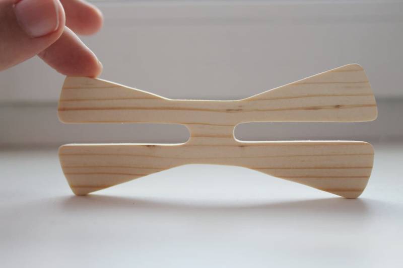 Unfertige Holzfliege - Natürlich Umweltfreundlich Kiefernholz Unfertige Holzfliege - Natürlich Umweltfreundlich Kiefernholz von GeniusesOfWood