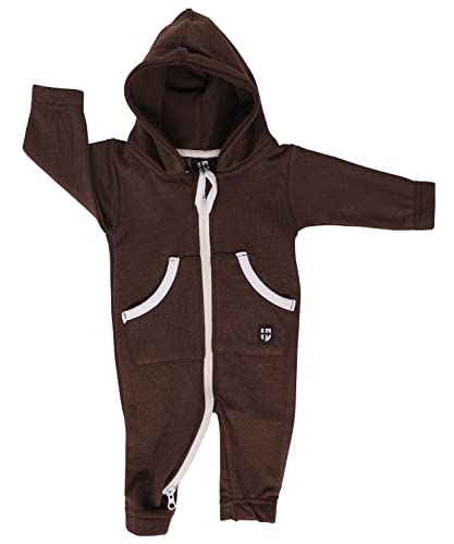 Gennadi Hoppe Baby Jumpsuit - Overall,dunkelbraun, 80 von Gennadi Hoppe