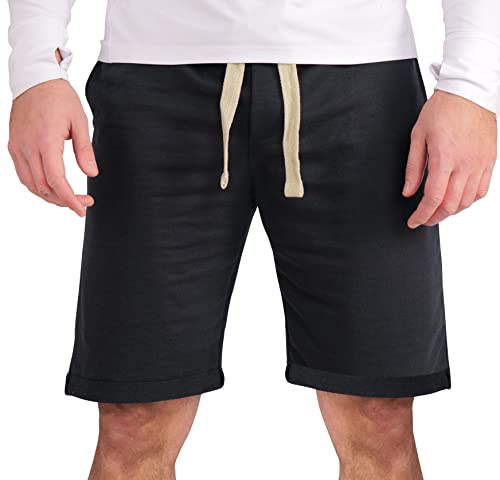 Gennadi Hoppe Herren Shorts Männer Gym Bermuda Kurze Hose Sporthose Jungen Sommer Sportshorts Freizeithose Baumwolle weich bequem leicht lässig luftig modern sportlich praktisch blau Blaue H8199 2XL von Gennadi Hoppe